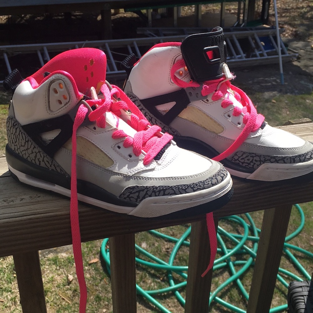 Pink, White, Black, & Gray Jordan’s